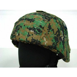 USGI MICH TC-2000 ACH Helmet Cover Digital Camo Woodland Ver. 1