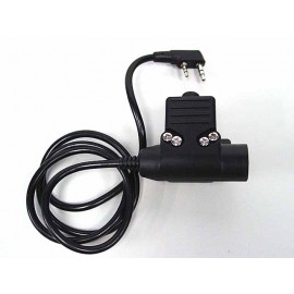 Element U94 Headset PTT for Kenwood 2 Pin Radio - Z113