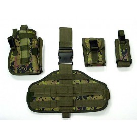 Component Molle Drop Leg Pistol Holster CADPAT Digital Camo