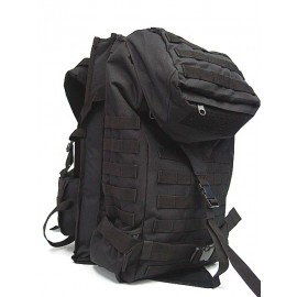 Tactical Molle Rifle Gear Combo Backpack Black