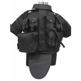 OTV Body Armor Carrier Tactical Vest Black