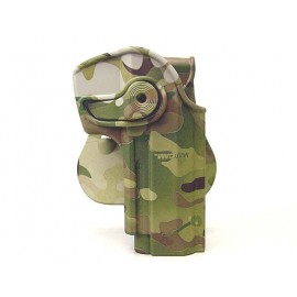 IMI Style Beretta 92/96  RH Pistol Paddle Holster Multi Camo