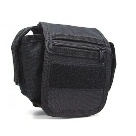 Utility Duty Tool Waist Pouch Carrier Bag Black