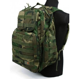 Patrol 3-Day Molle Assault Backpack Camo Woodland