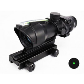 ACOG Type Optical Fiber Green Illuminated Dot Sight Scope