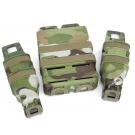 Molle FastMag Magazine Clip Set for M4/Pistol/MP5 Multi Camo