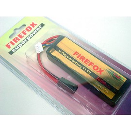 Firefox 11.1V 1600mAh LiPo Li-Po Li-Polymer Battery 12C