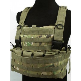 USMC Molle Hydration Combat Carrier Vest Multi Camo