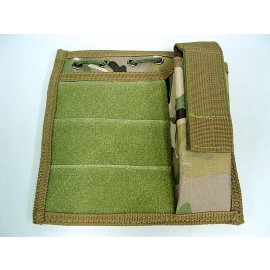 Molle MOD Map Torch Admin Pouch Multi Camo