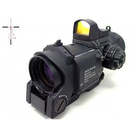 4x Elcan SpecterDR Type Red Dot Scope w/OP Dot Sight Black