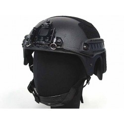 IBH Helmet with NVG Mount & Side Rail Black