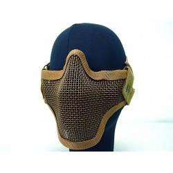 Black Bear Airsoft Stalker Style Shadow Mesh Mask Brown