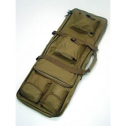 33" Dual Rifle Carrying Case Gun Bag Coyote Brown