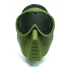 Airsoft Paintball Full Face No Fog Goggle Mask OD