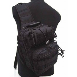 Tactical Utility Gear Shoulder Sling Bag Black M