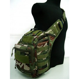 Multi Purpose Molle Gear Shoulder Bag Camo Woodland