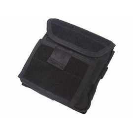 Molle Velcro Combat Admin Map ID Gear Pouch Black