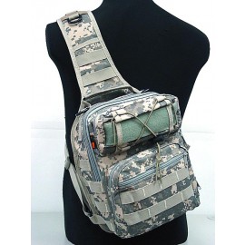 Tactical Utility Gear Shoulder Sling Bag Digital ACU Camo M