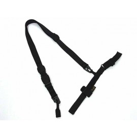 Flyye 1000D Airsoft 3-Point QD Rifle Sling Black