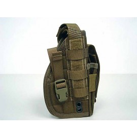 Flyye 1000D Molle Pistol Belt RH Holster Coyote Brown