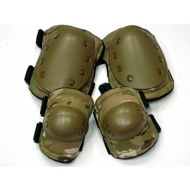 Tactical Knee & Elbow Pads Multi Camo