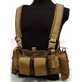 Flyye 1000D Tactical LBT M4 Magazine Chest Rig Vest Coyote Brown