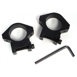 1"/25mm Low Scope/Flashlight Ring Mount for 20mm RIS Rail