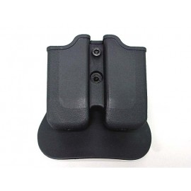 IMI Style Universal Double Pistol Magazine Pouch Paddle Holster