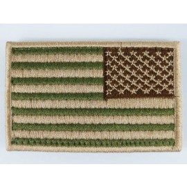 US United States USA Reverse Flag Velcro Patch Multi Camo