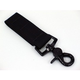 Army Force Single Point Key Chain Type B Black