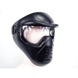 APS Heavy Duty Face Mask with Anti-Fog Lens Black