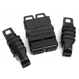 Molle FastMag Magazine Clip Set for M4/Pistol/MP5 Black