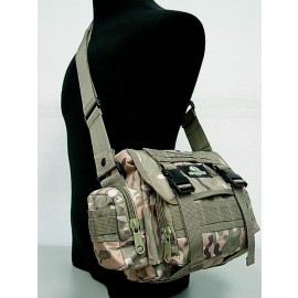 Molle Utility Shoulder Waist Pouch Bag L Multi Camo